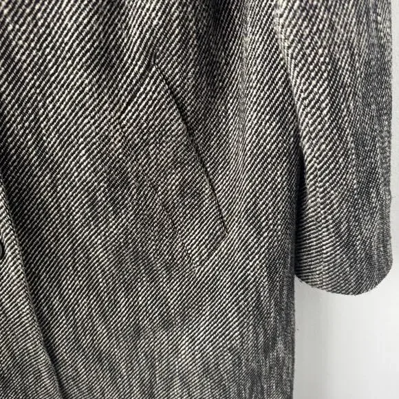 Rag and Bone Herringbone Tweed Wool Blend Coat